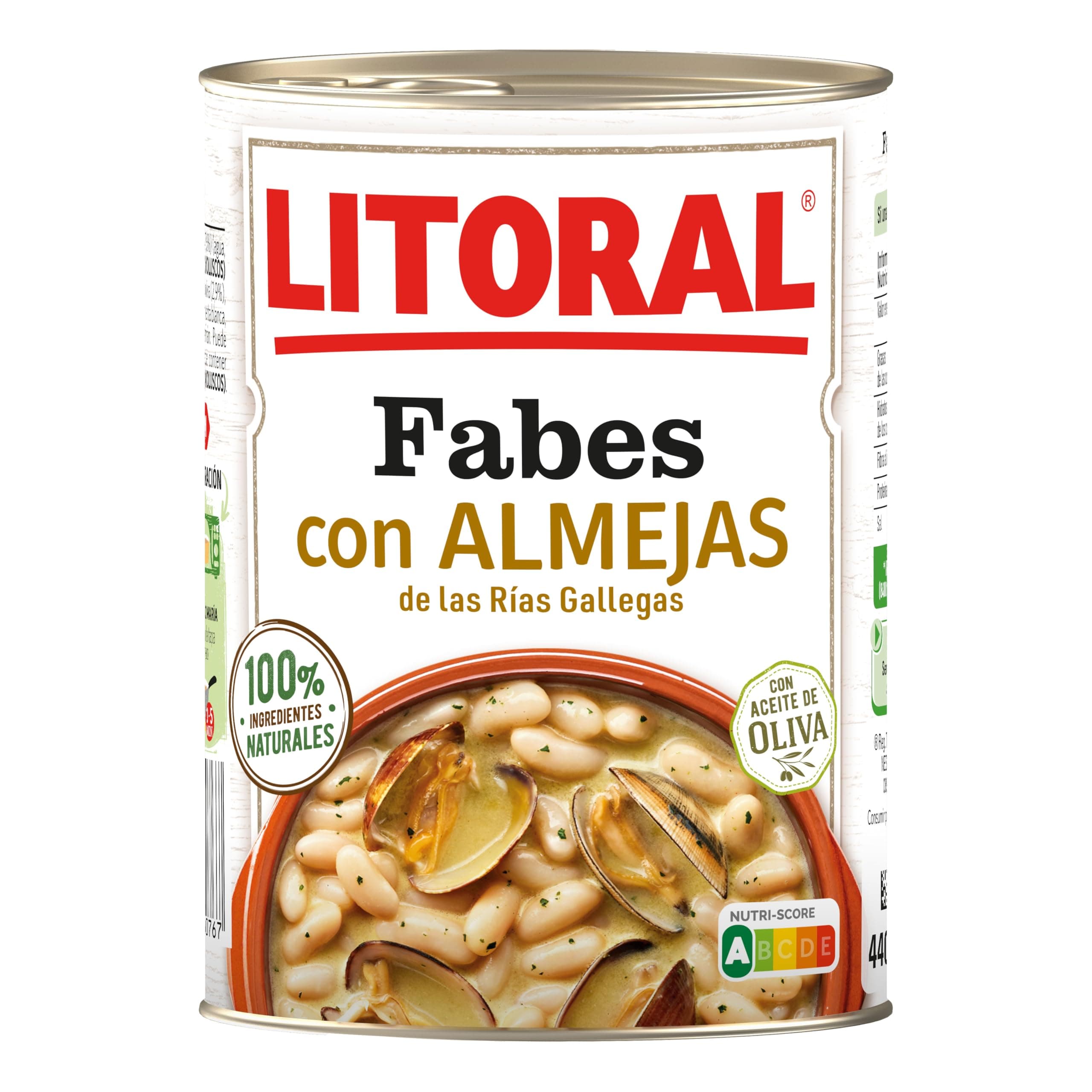 Beans and clam stew Litoral - 440 Grs