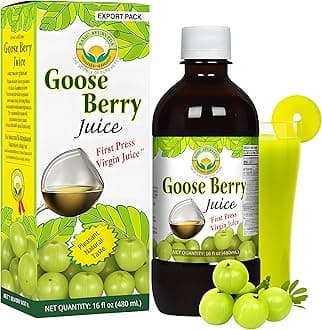 Basic Ayurveda Gooseberry Juice | Indian Amla Herbal Drink | Vitamin C Rich Natural Juice | Plant-Based Vegan Herbal Beverage with Pleasant Taste | 480ml (Pack of 1)