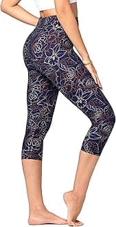 Conceited High Waisted Ultra Soft Leggings for Women - Capri Length and Biker Shorts - Available in Plus Size