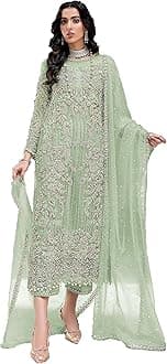 women's ready to wear embroidered eid festival pakistani salwar kameez suit for women (1032)