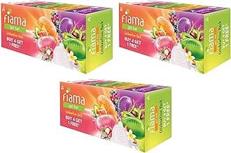 Fiama Gel Bar Celebration Pack With 5 unique Gel Bars & Skin Conditioners For Moisturized Skin, 625g (125g - Pack of 12+1), Soap for Women & Men, For All Skin Types