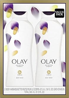 Olay Body Wash with Vitamin E, 16 Fl Oz, 2 Count