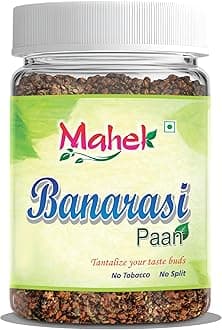Banarasi Paan 150gm Mukhwas Mouth Fresheners | Traditional Indian Sweet Banarasi Paan | Rich in Antioxidants | With Gulkand, Betel Leaf & Fennel | Digestive, After-Meal Snack