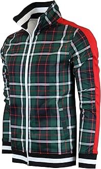 Mens Urban Hip Hop Premium Track Jacket - Slim Fit Side Taping Sportswear Urbanwear Streetwear Top