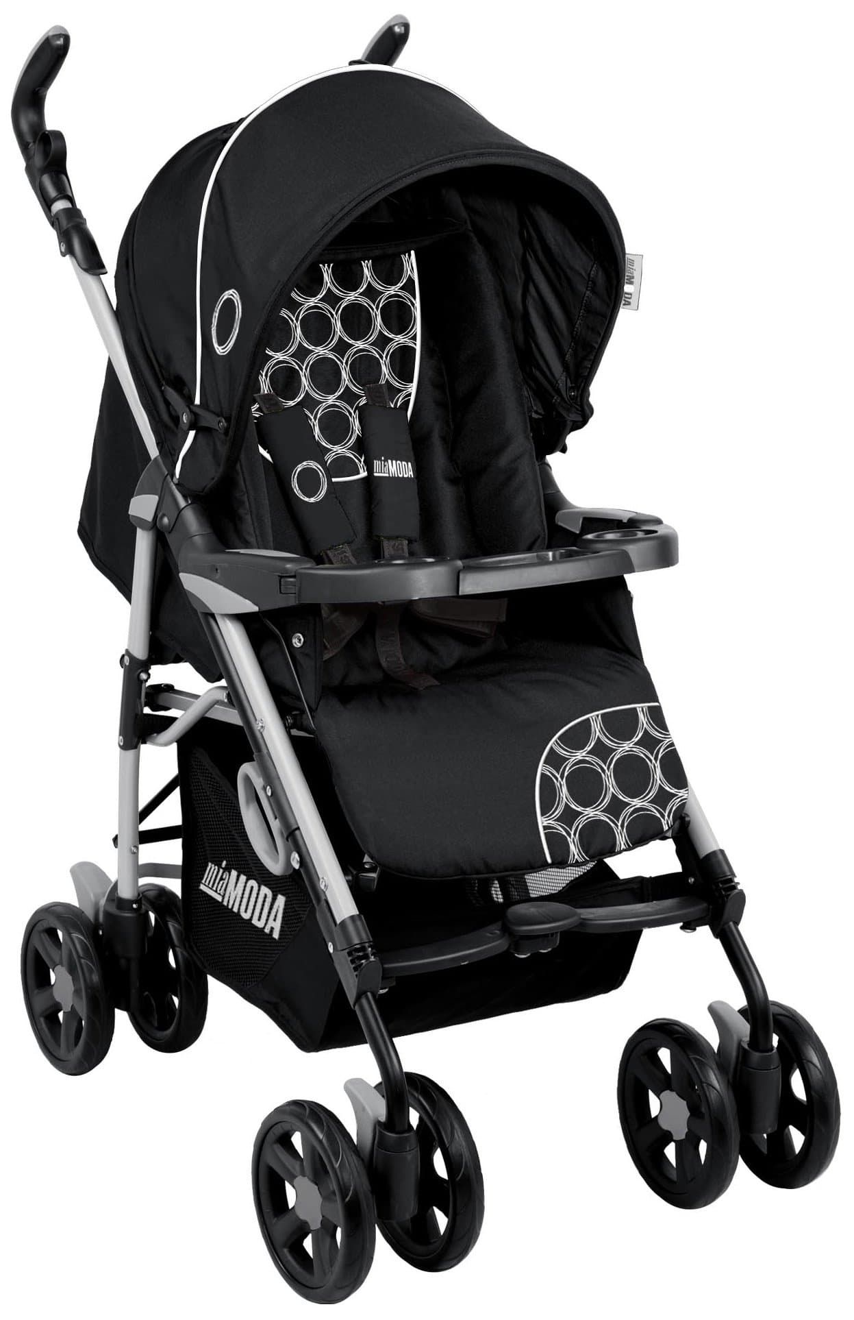Mia Moda Libero Elite Stroller, Cercle Noir
