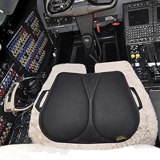 Skwoosh Command Pilot Seat Cushion with AirFlo Breathable Mesh