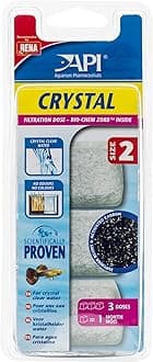 API Crystal Size 2 Aquarium Filtration Media Cartridges Superclean 60, Pack of 3