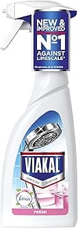 Limescale Remover Spray, Bathroom Cleaner Spray, Fresh, 5 Litre (500 ml x 10), Toilet Cleaner Limescale Remover