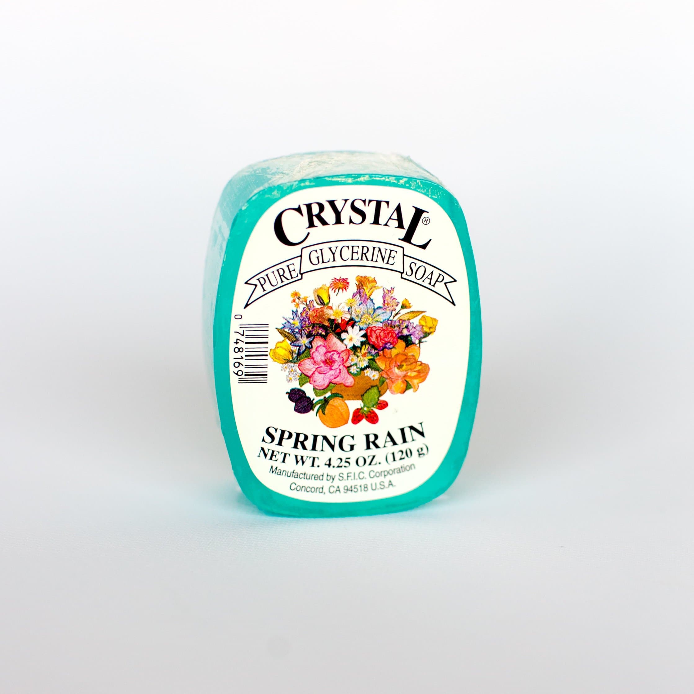 Crystal Glycerine Soap Bars Spring Rain (24 bars)