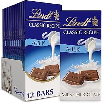 Lindt Classic Recipes Milk Chocolate, 4.4-ounce Packages (pack Of 12)