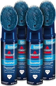 Bissell Spotlifter 93519 Stain and Fabric Upholstery Cleaner Brush Head Pack of 4