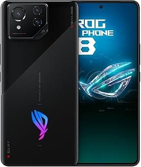 ASUS ROG Phone 8 Unlocked Android Phone, US Version, 6.78" 165Hz AMOLED Display, 256GB Storage, 16GB RAM, 5500mAh Battery, 50MP Gimbal Camera, 32MP Front, Snapdragon 8 Gen 3, Dual-SIM, Phantom Black