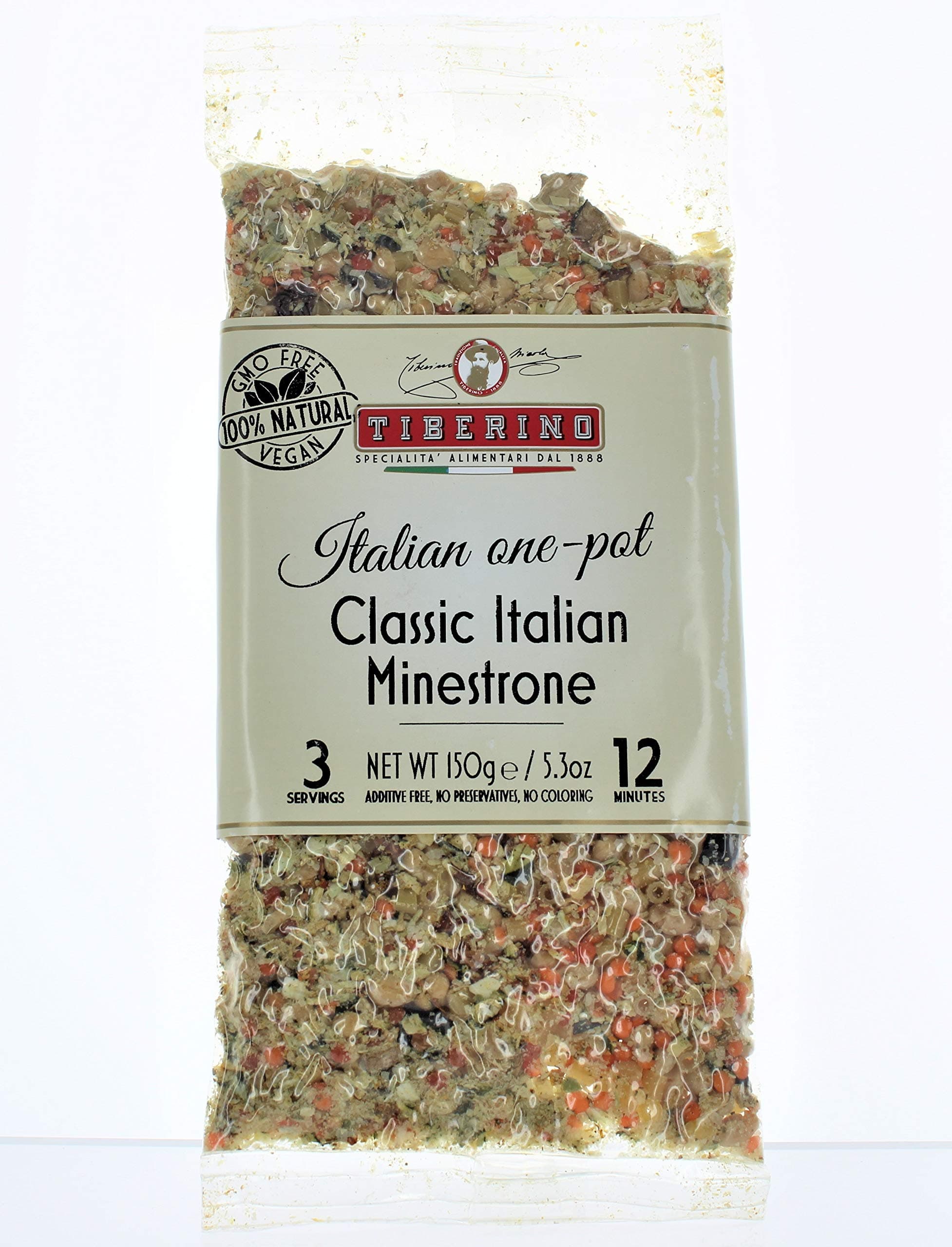 TIBERINO Vegetable Minestrone Soup, 150 GR