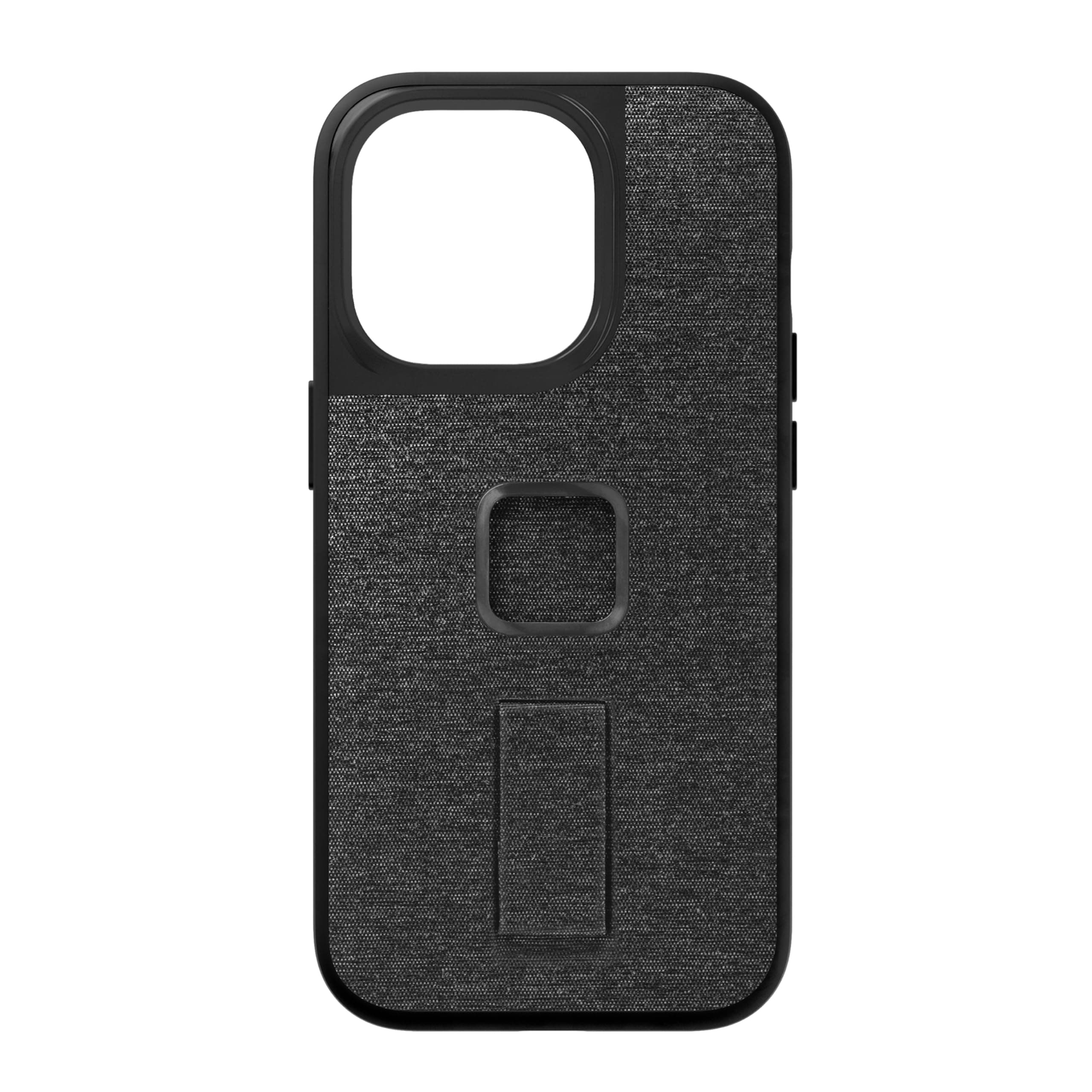 Mobile Everyday Loop Phone Case for iPhone 14 Pro, Charcoal, With Loop, Slim Profile, Drop Protection, Weatherproof Fabric Shell, SlimLink Connects to Mobile Mounts & Gear