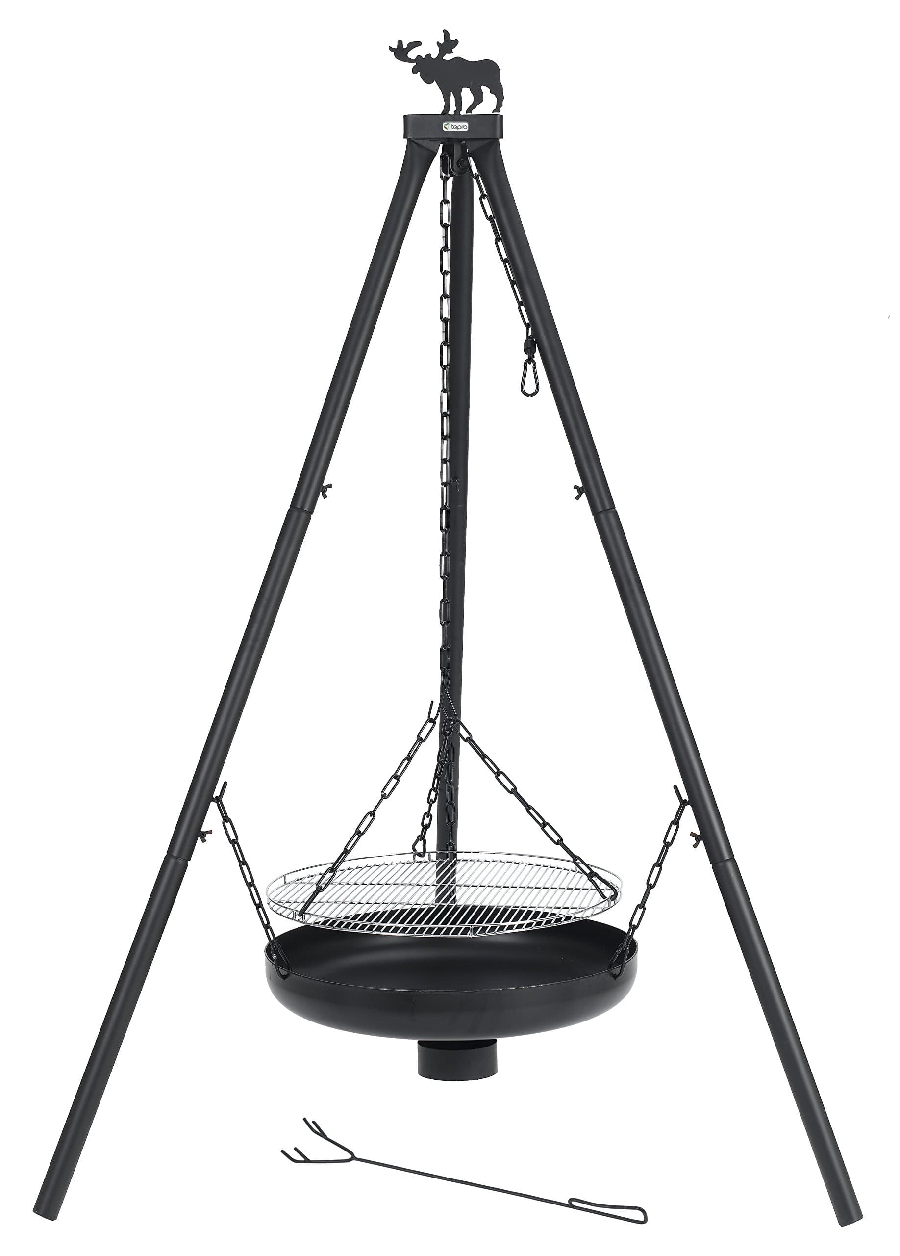 tepro "Melrose" Chain Grill - Black (8-Piece)