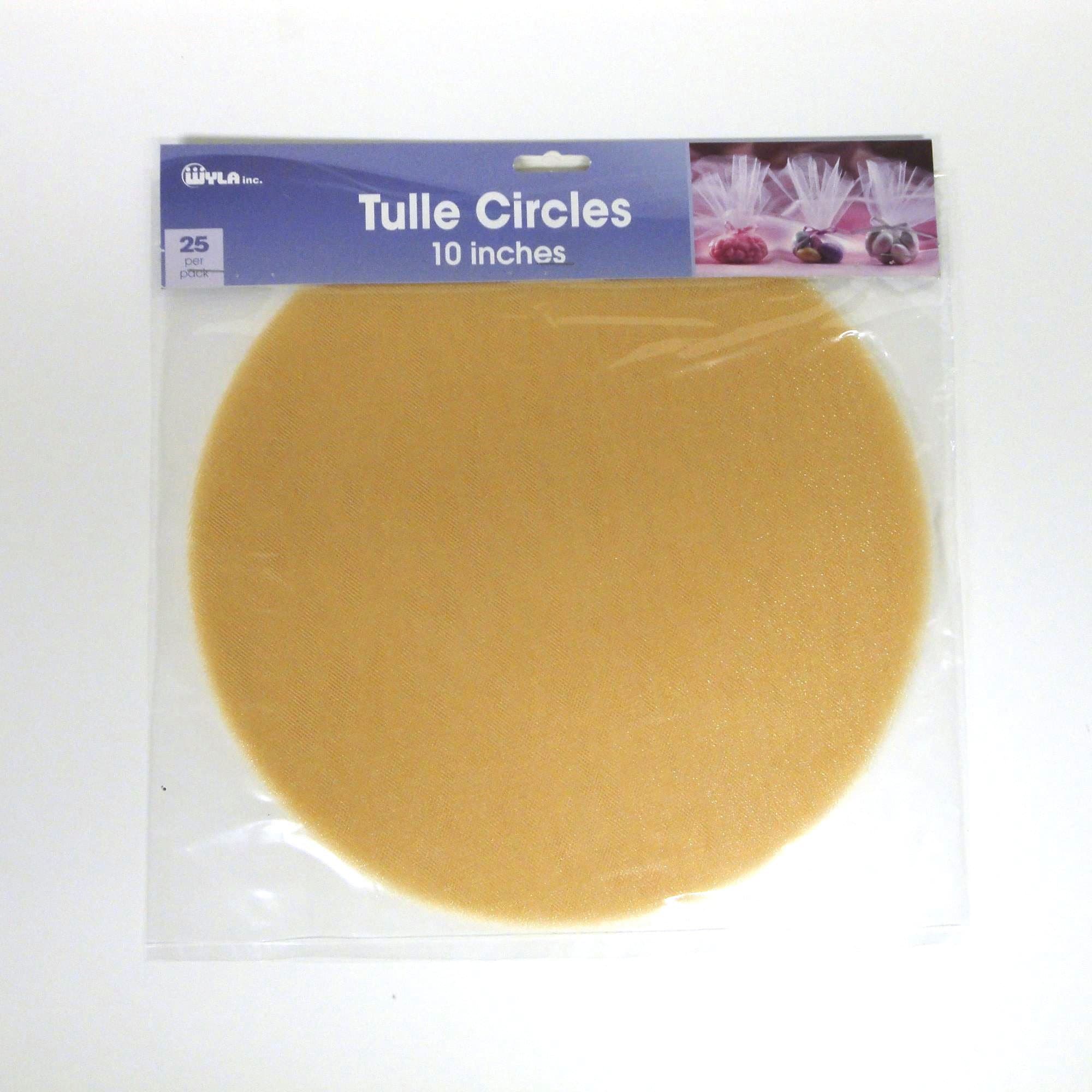10" Tulle Circle - Gold