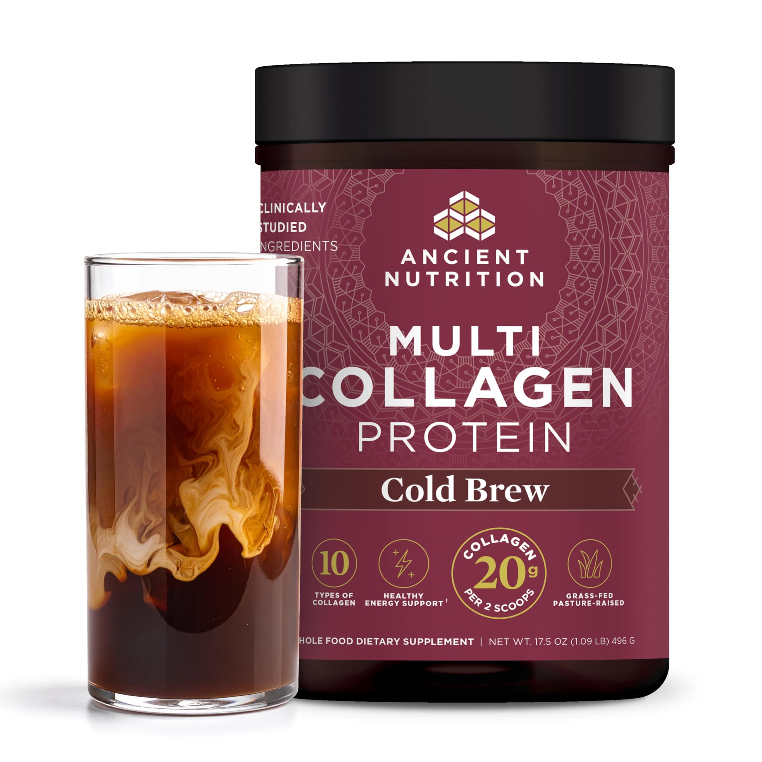 Multi Collagen Protein, Cold Brew, 1.09 lb (496 g)