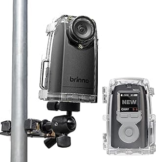 Brinno Time Lapse Camera BCC300-C Bundle, Outdoor Construction Jobsite Plant Weather - HDR FHD1080P Timelapse Camera LCD Screen - Extended Battery Life IPX4 Water-Resistant Housing and Clamp