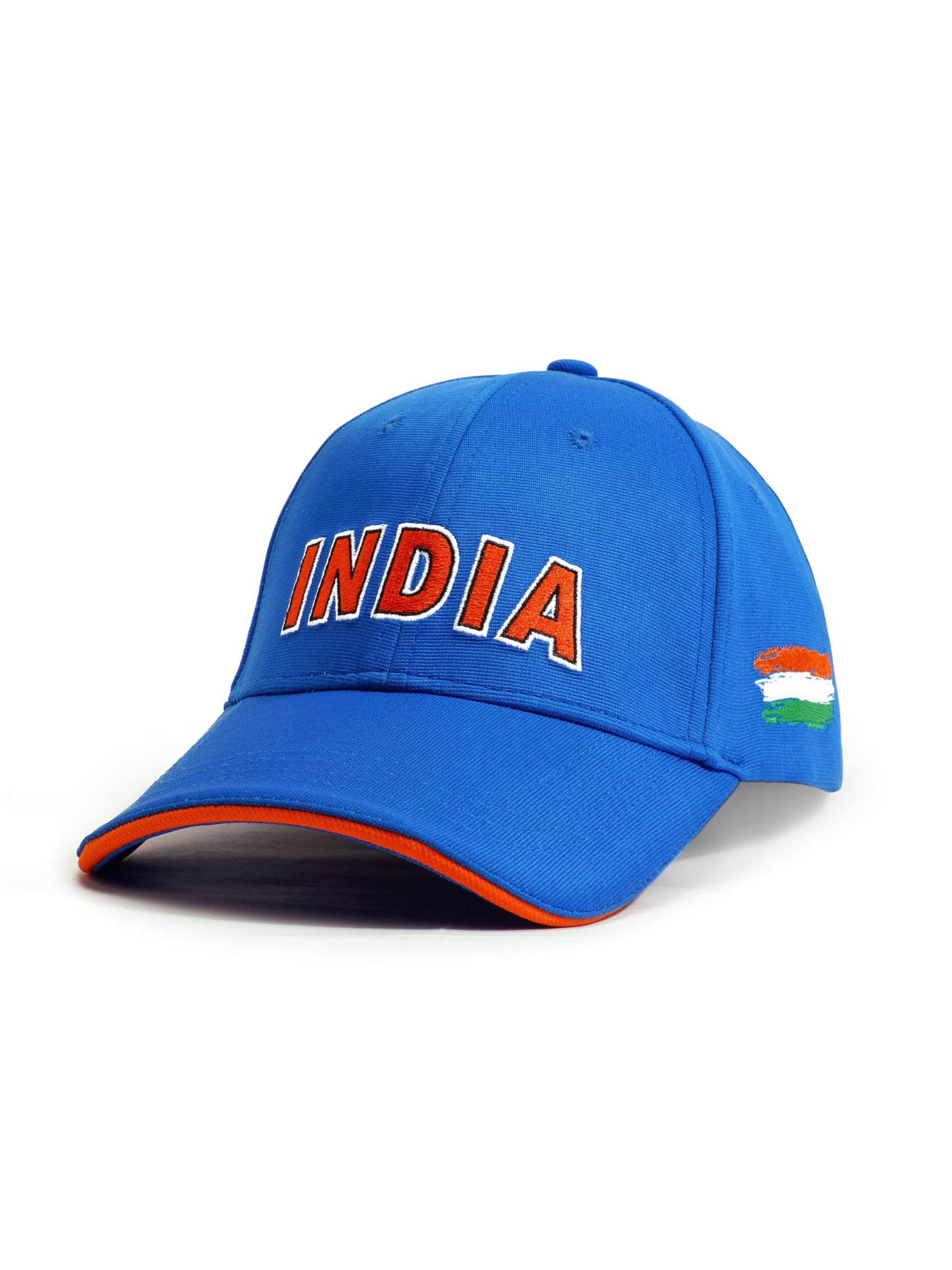 Generic India Cricket Cap - Blue Wave