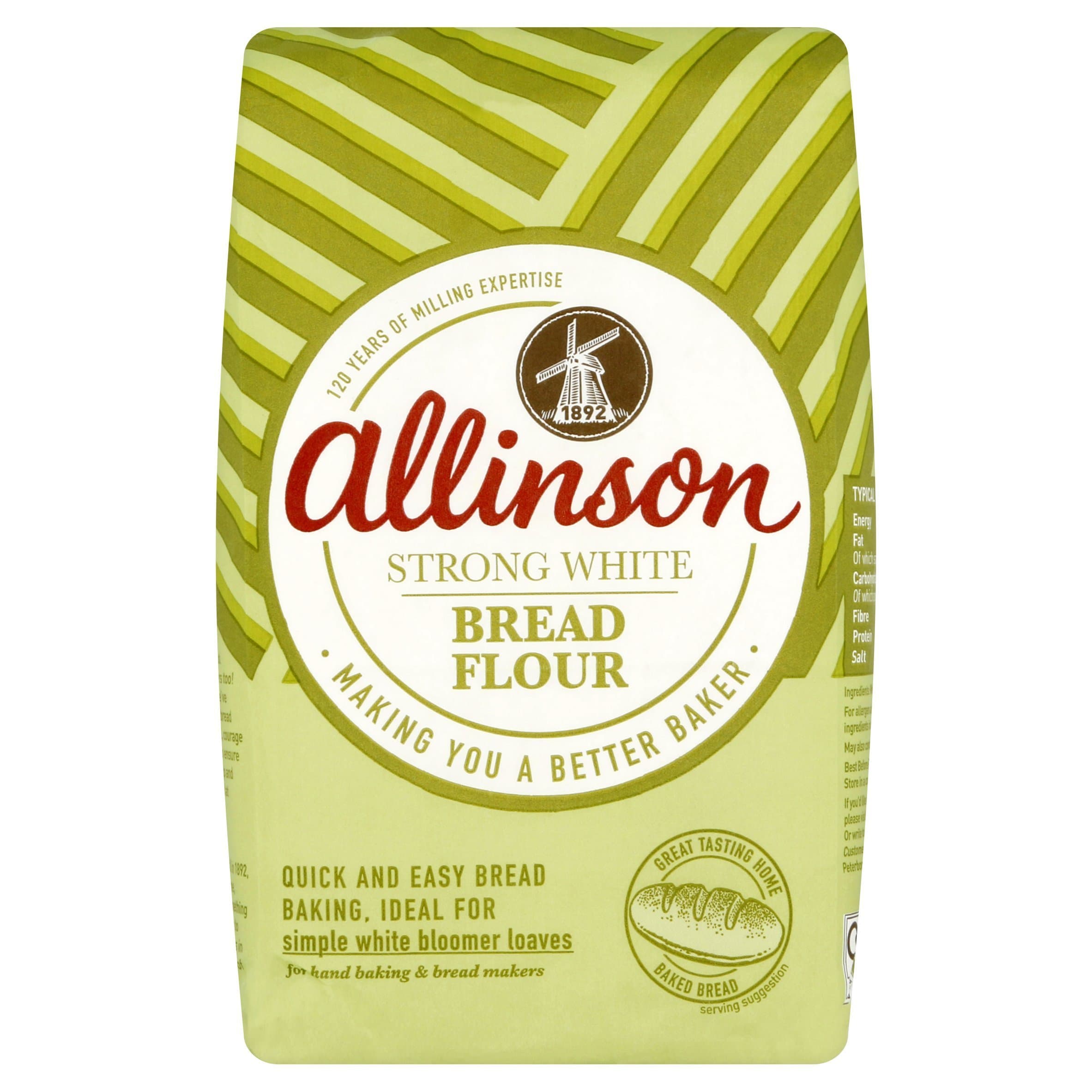 Allinson Strong White Bread Flour, 1.5kg