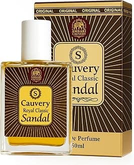 Mysore Royal Classic Kavery Sandalwood fragrance Perfume (100 ml), unisex (For Men and Women/Ladies) | Best Long Lasting Parfum Spray | Natural Scent | Mysuru Chandan | Eau de perfum