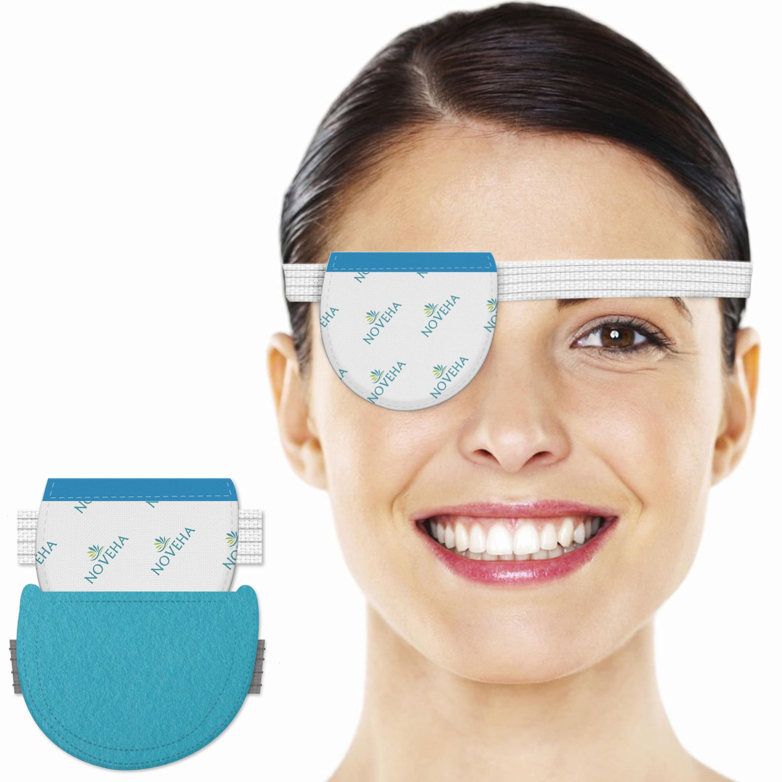 Express Warm Compress Individual Eye Mask | Moist Hot Technology for Sensitive Dry Eyes - Relieves Stye & Pink Eye - Reusable Heat Water Treatment for Irritated Eyes and Eyelid Lumps