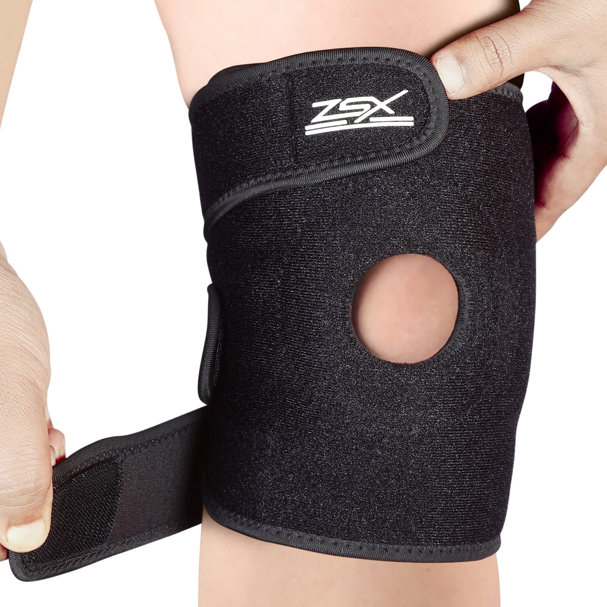 Compression Knee Brace Support Protector Adjustable, Pain Relief, Injury Recovery with Arthritis, Meniscus Tear, ACL, MCL Premium Patella Stabilizers Non Slip Comfort Breathable Neoprene (XLarge)