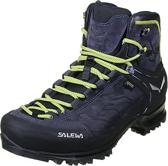 SalewaMen's Rapace GTX Mountaineering Boot | Mountaineering, Alpine Climbing, Alpine Trekking | Gore-Tex Waterproof Breathable Lining, Crampon Compatible, Durable Nubuck Upper