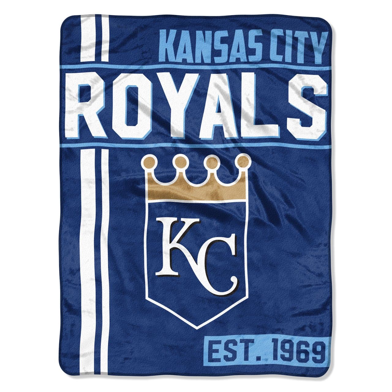 MLB Kansas City Royals Micro Raschel Throw, One Size, Multicolor