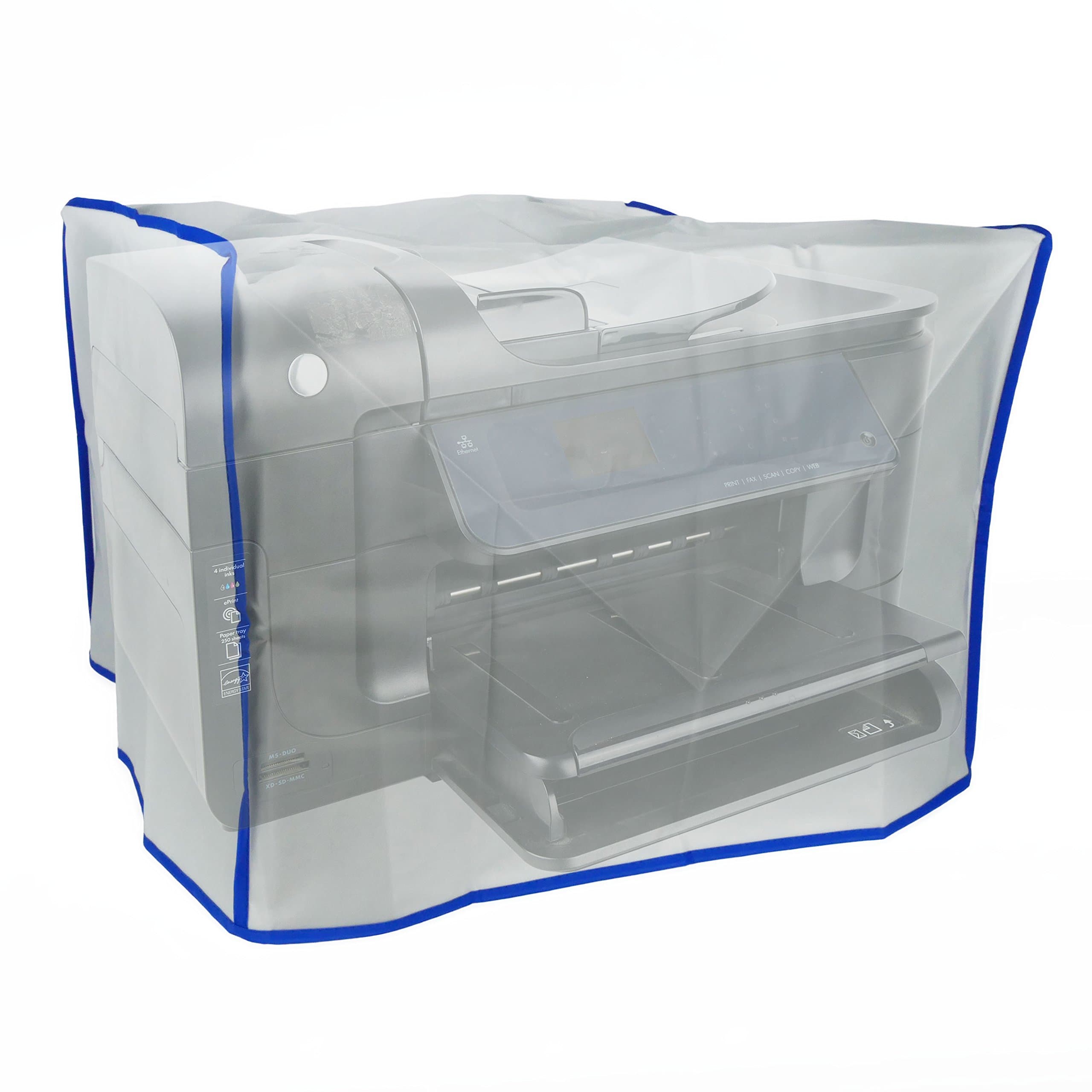 primematik AC15 – 0002-vces – Protective Dust Cover for Laser Printer Universal (440 x 380 x 260 mm), Clear Color