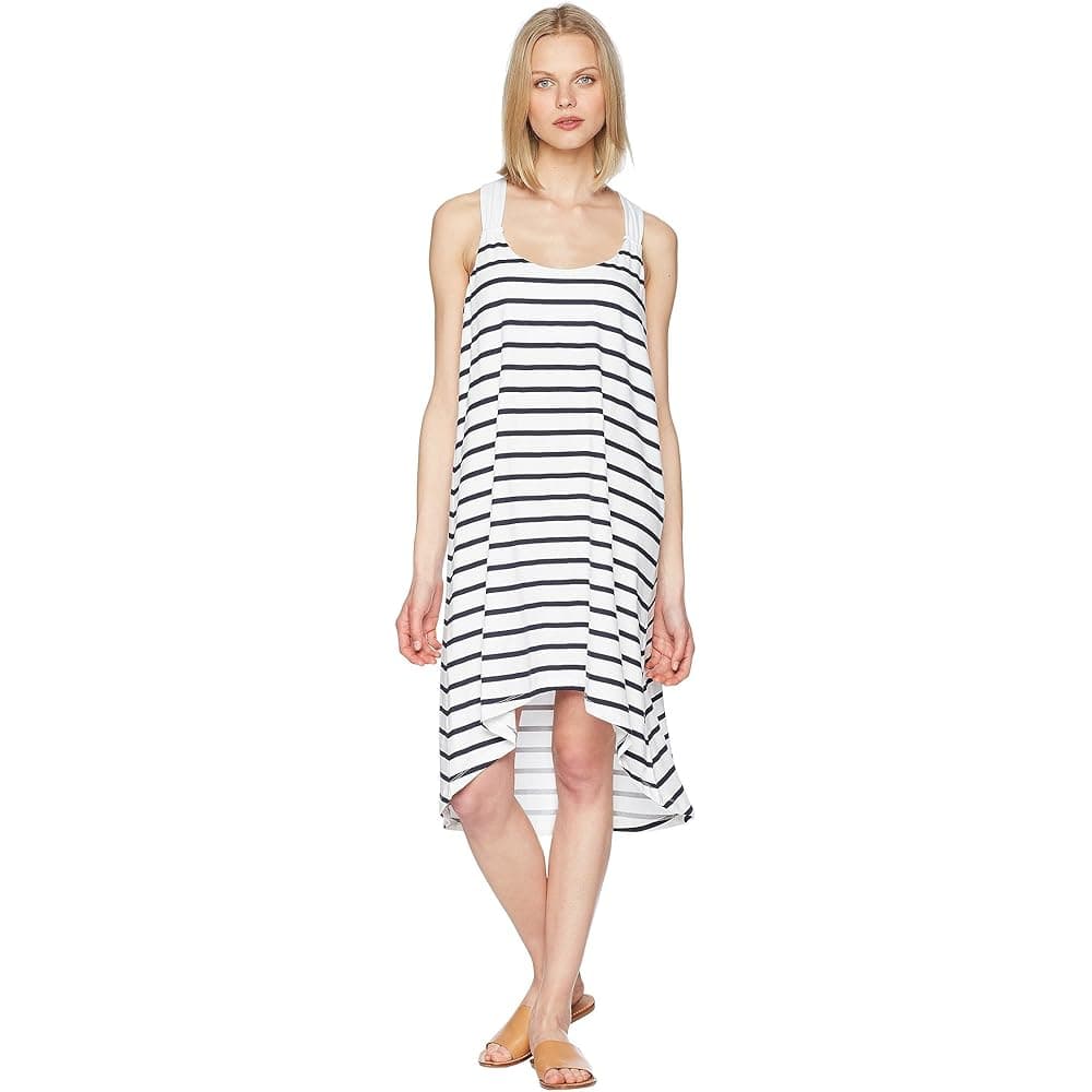 Core Twist Back Tapered Hem Dress