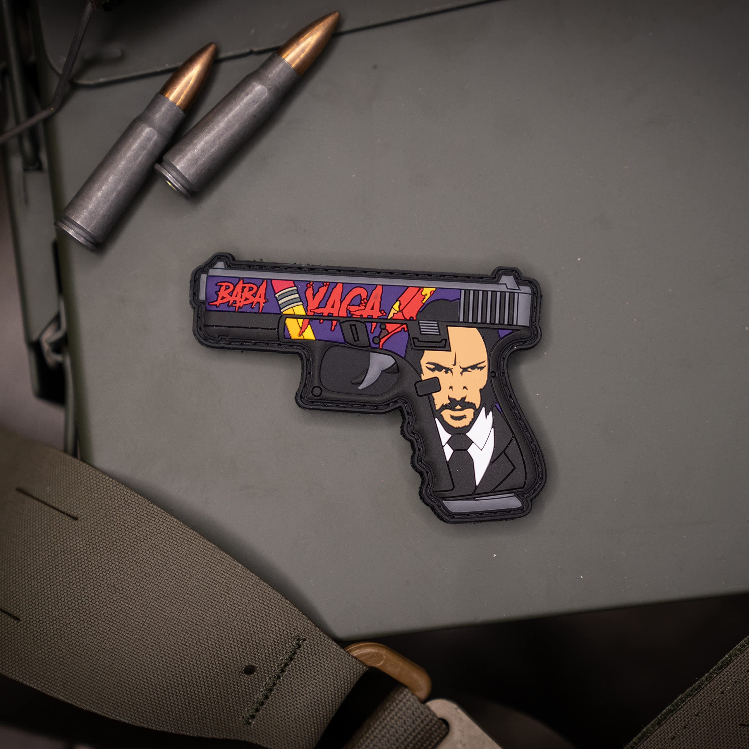 John Wick Baba Yaga Themed Striker Fire PVC Morale Patch