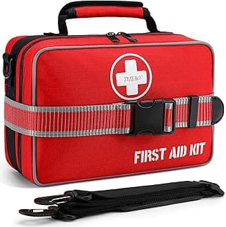 TLIEAO Comprehensive Premium 430 Piece Emergency First Aid Kit, Large Medical...