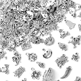 MARFOREVER 120 Pcs Gifts for Women Mom Charms for Jewelry Making, Assorted Gold Enamel Charm Pendants for DIY Necklace Bracelet Making Supplie