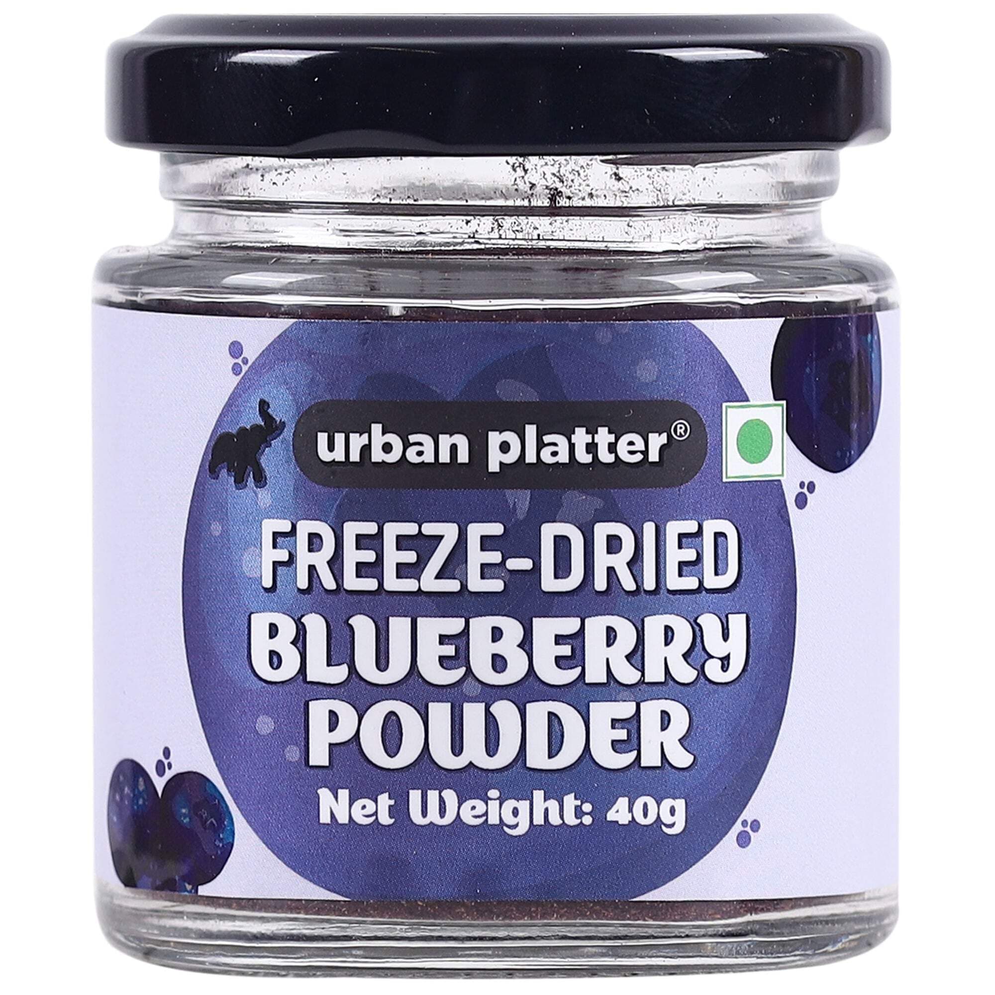 urban platter Freeze Dried Blueberry Powder, 40Gram