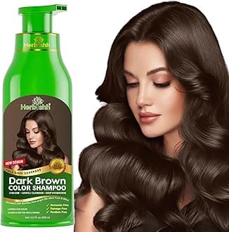 Hair Color Shampoo for Gray Hair – Magic Hair Dye Shampoo – Colors Hair in Minutes–Long Lasting–500 Ml–3-In-1 Hair Color for Women & Men –Ammonia-Free (Dark Brown)