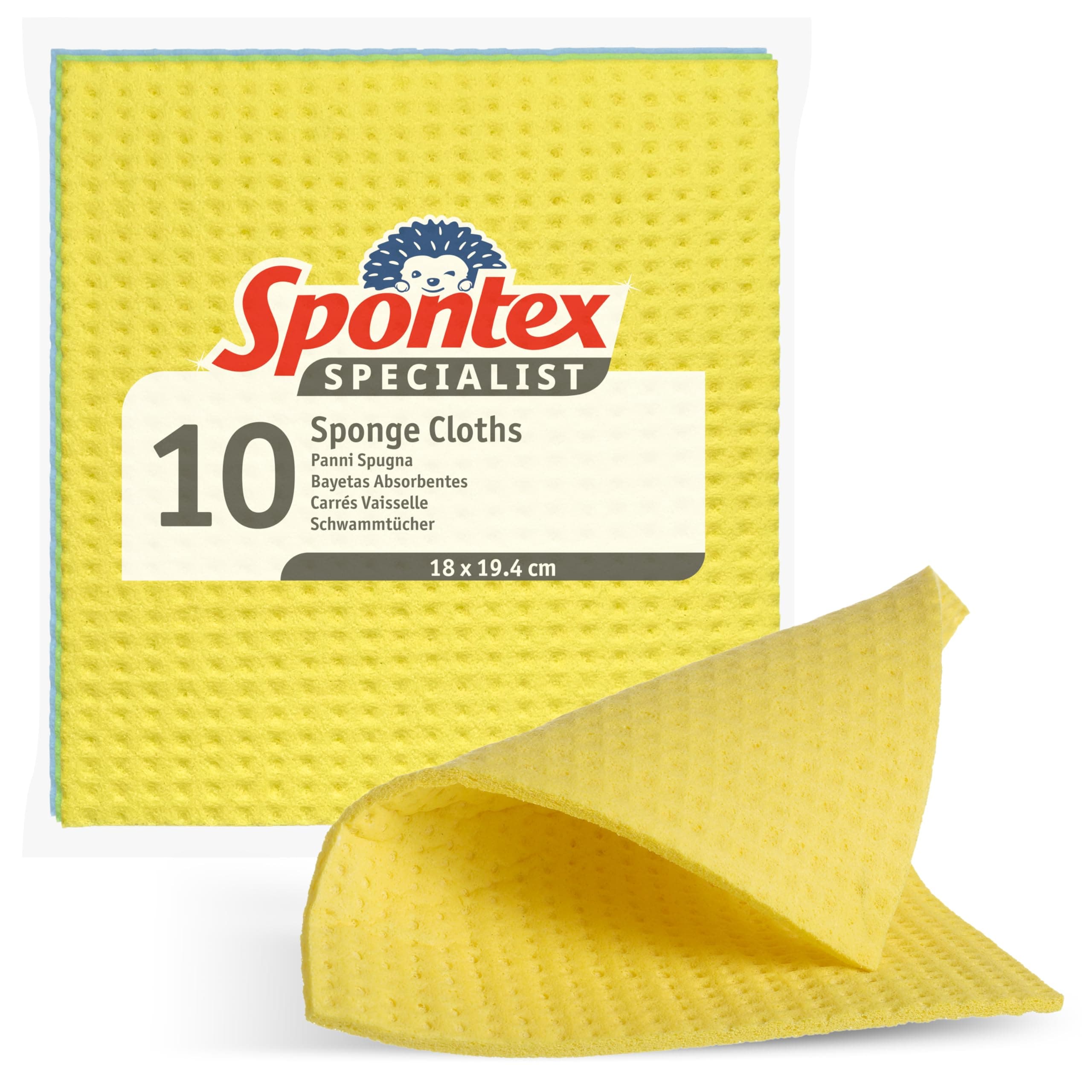 Spontex Specialist Sponge Cloths (Pack of 10)