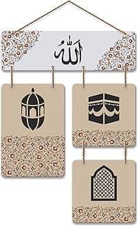 Positive Quote Decorative Wooden Wall Hanger for Living Room