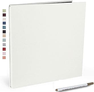 VienroseLarge Photo Album Self Adhesive for 4x6 5x7 8x10 Pictures Scrapbook Album DIY Scrap Book 40 Sticky Pages with A Metallic Pen