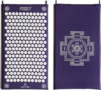 Classic Acupressure Mat Advanced Intensity in Indigo, Relieves Stress & Tension, Promotes Relaxation & Focus | Similar to Acupuncture, No Needles Required | FSA/HSA Eligible