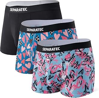 Mens Underwear Rayon Made from Bamboo Underwear Men, 3.5-Inch Legs Breathable Trunks for Men, 3-4 Pack