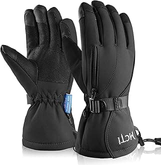 Waterproof Mens Ski Gloves Winter Warm 3M Thinsulate Snowboard Snowmobile Cold Weather Gloves