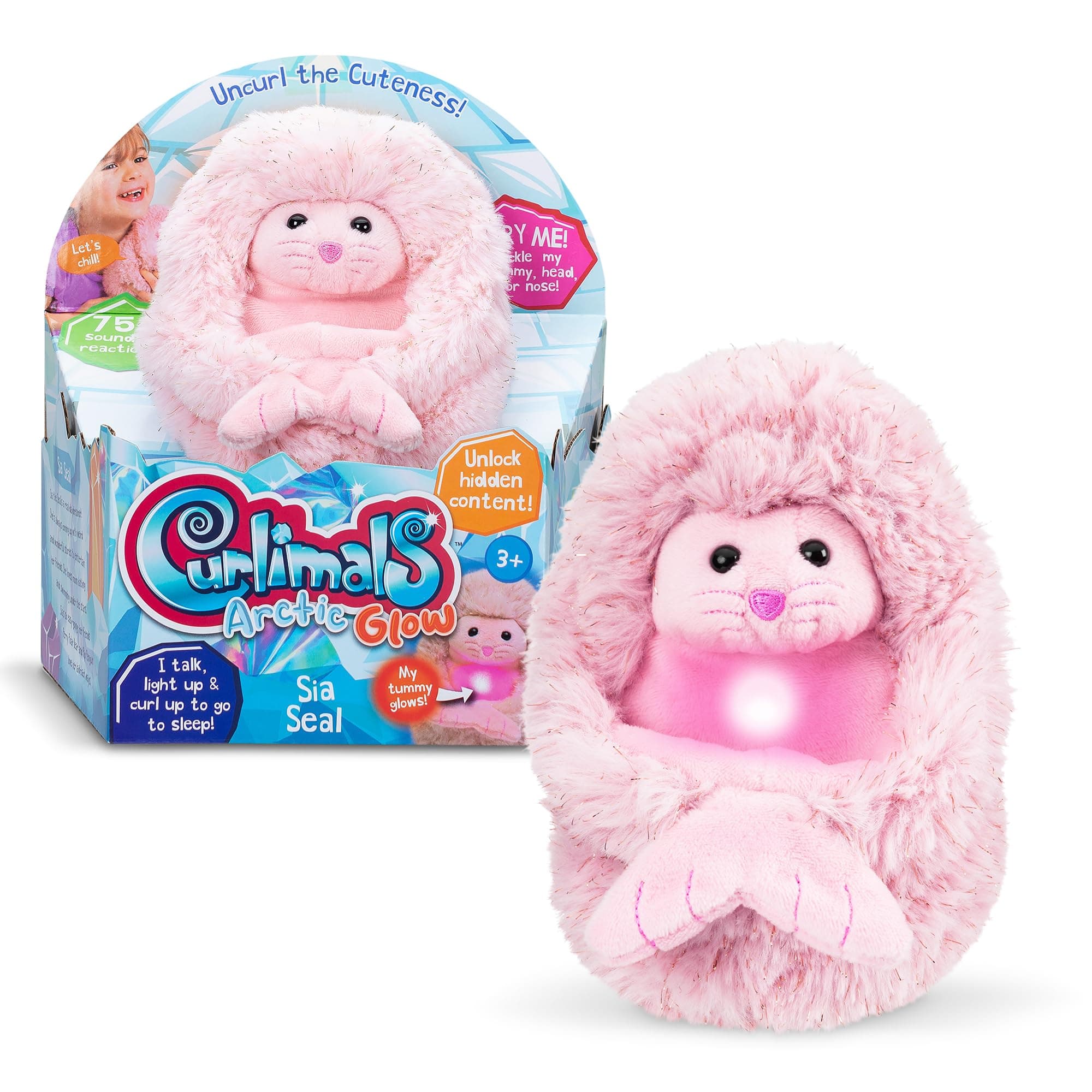 Arctic Glow - Sia The Seal - Interactive Plush