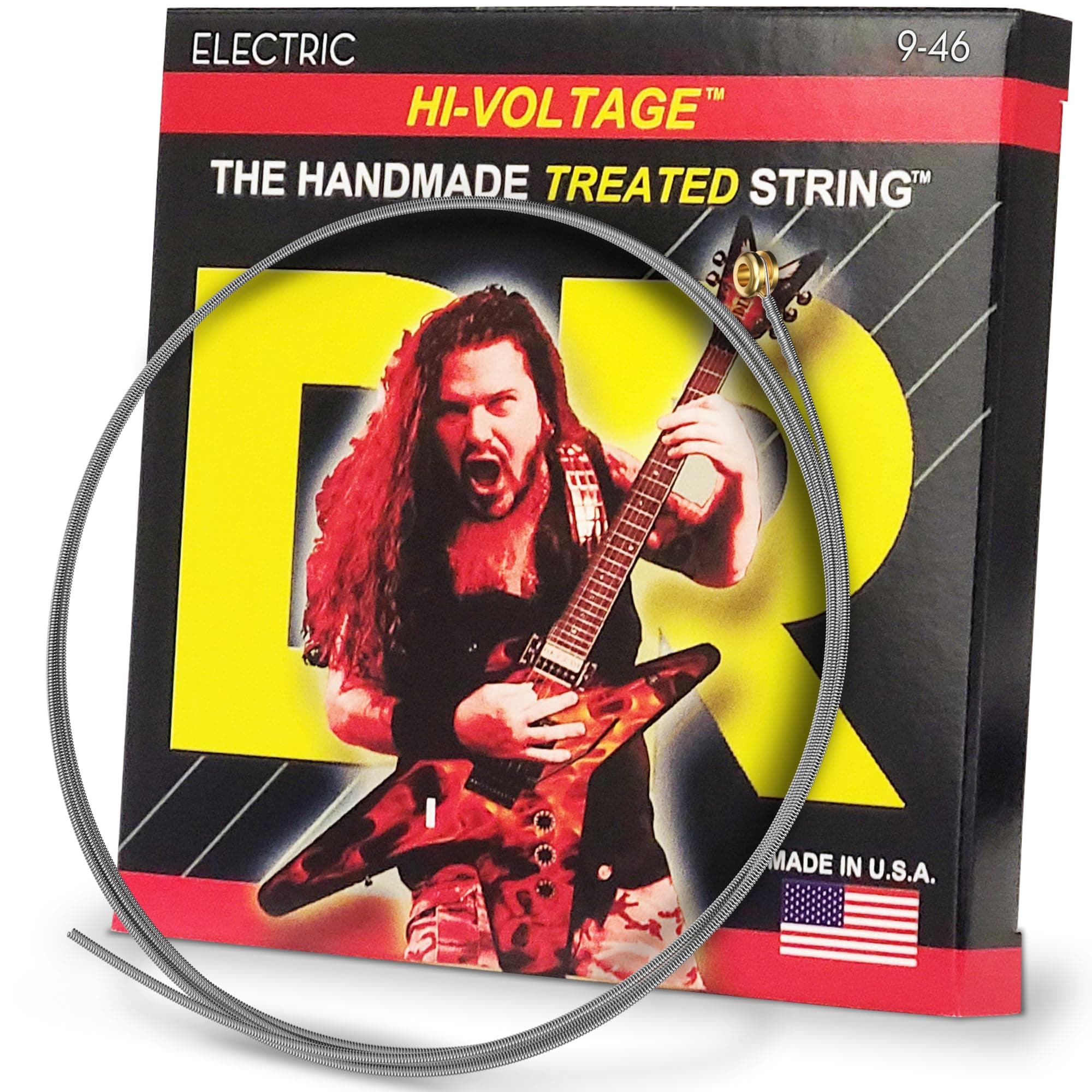 DBG-9/46 Hi-Voltage Dimebag Darrell Signature Electric Guitar Strings - .009-.046