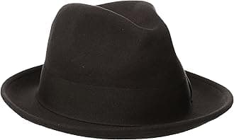 Men's Wool Felt Pinch Front Fedora Hat
