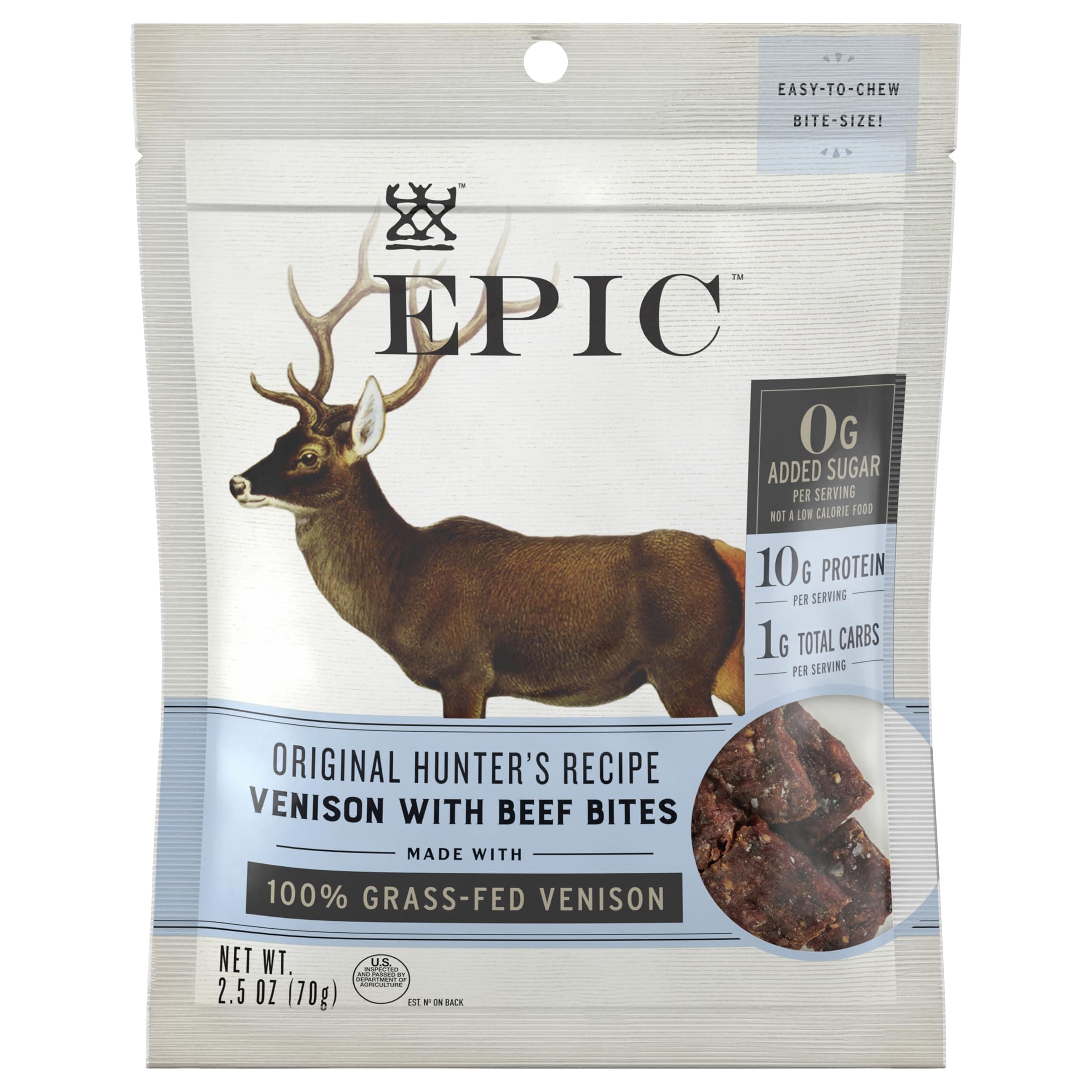 PROVISIONS Hunter's Recipe Venison Bites, 2.5 OZ