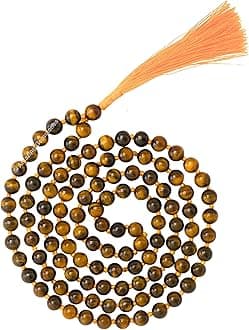 Japa Mala 108 Prayer Beads Necklace and Wrist Mala Bracelet for Meditation