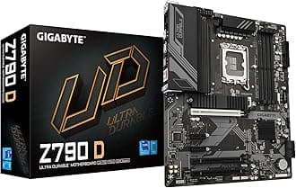 Z790 D Motherboard - Supports Intel Core 14th Gen CPUs, 12+1+１ Phases Digital VRM, up to 7600MHz DDR5 (OC), 3xPCIe 4.0 M.2, 2.5GbE LAN, USB 3.2 Gen 2