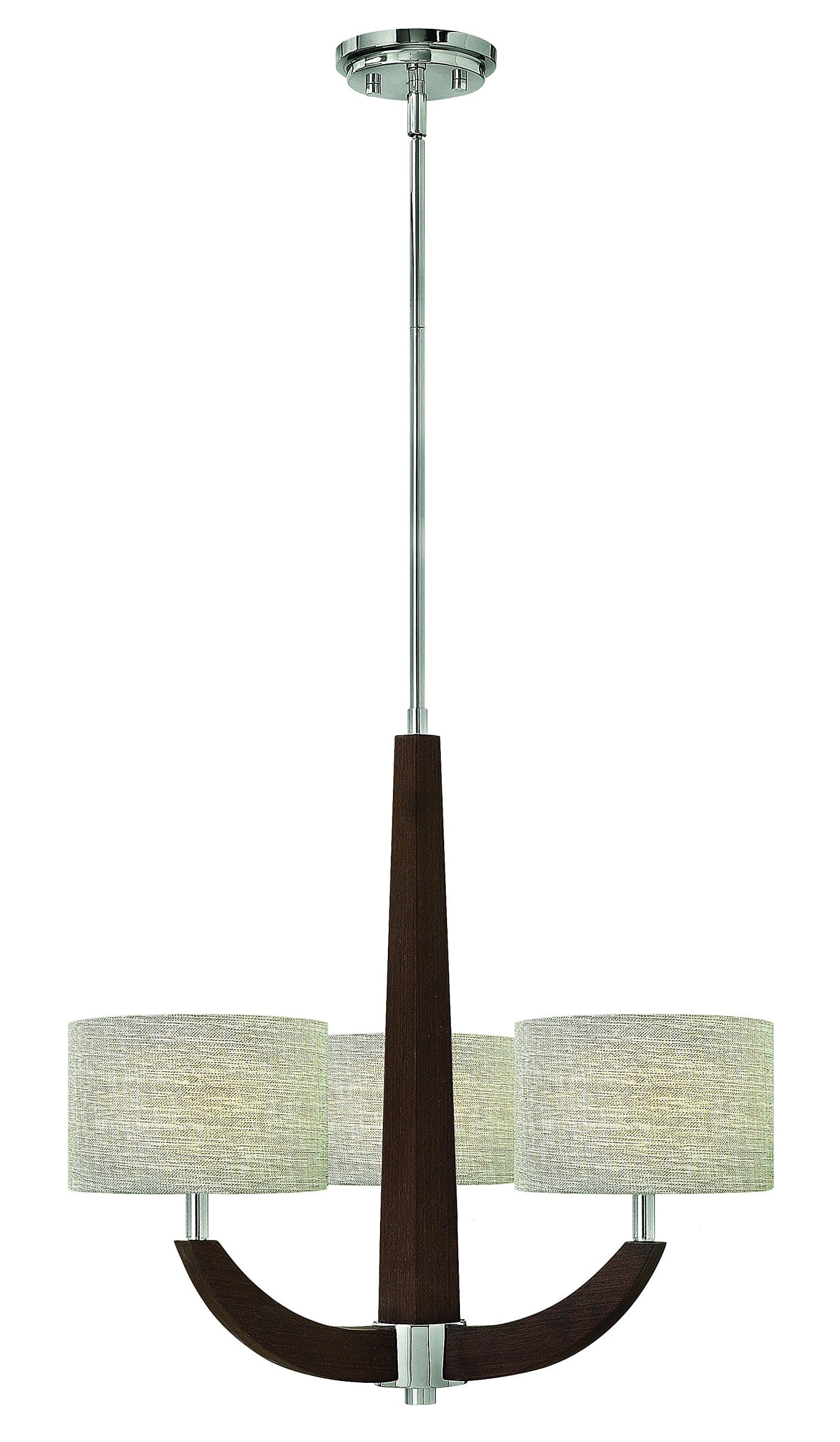 Fredrick Ramond FR42343PCM Three Light Chandelier