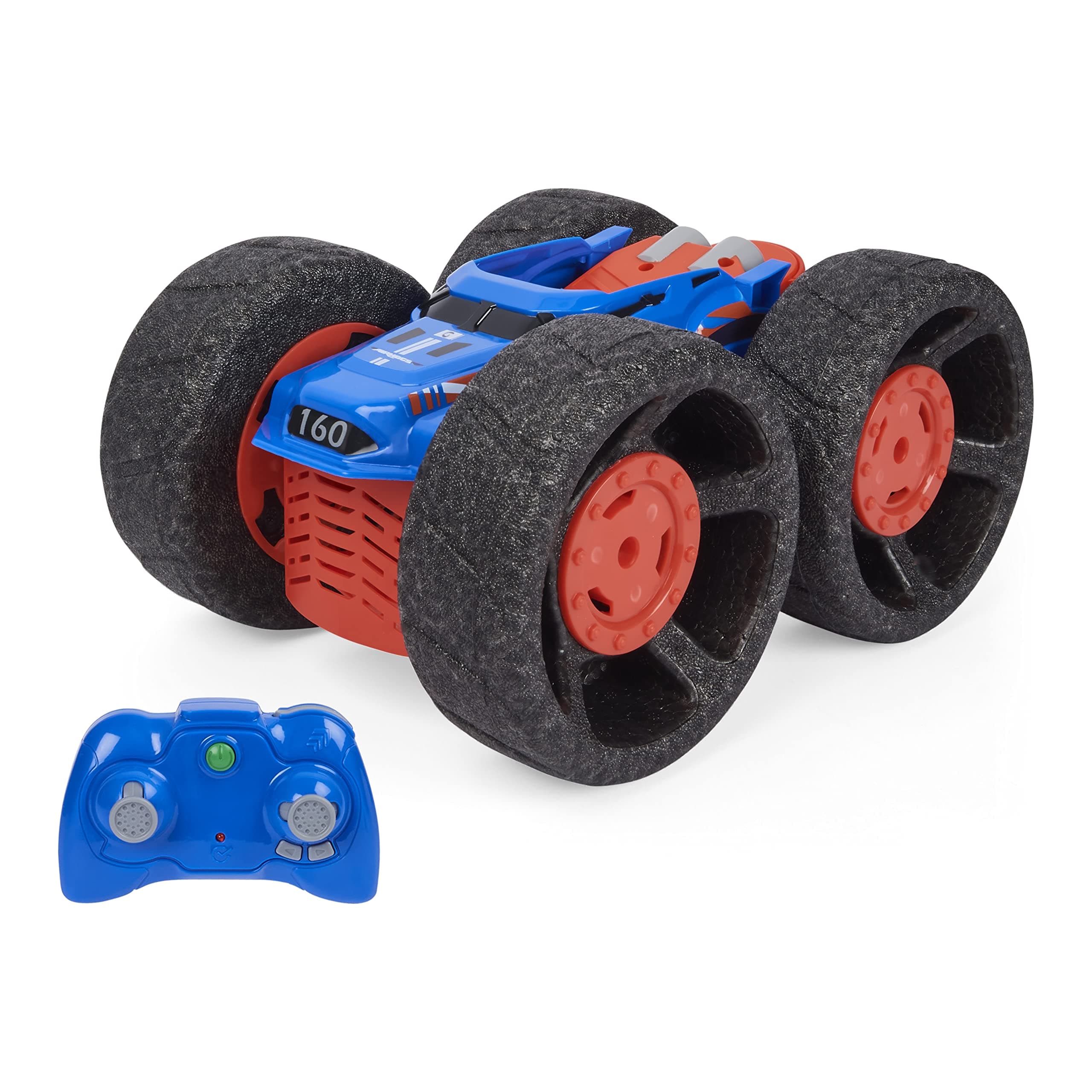 Air Hogs Super Soft, Jump Fury with Zero-Damage Wheels, Extreme Jumping Remote Control Car, Kids Toys for Kids 4 and up, 1:15 Scale, Multi-colored